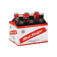 Kit c/ 6und Cerveja Jamaicana RED STRIPE Lager 330ml