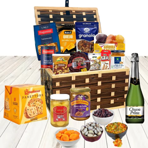 Cesta de Natal Especial SALERNO com 18 Itens - Natal 2025 - comprar online