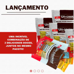 Imagem do Kit c/ 5pct Mix de Doces Saudáveis UNCOOKED Sem Açucar 130g