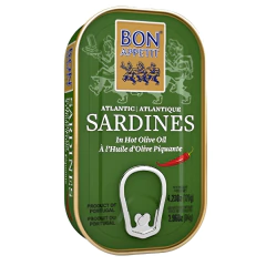 4x Sardinha Portuguesa BON APPETIT em Azeite Picante 120g na internet