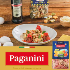 Macarrão formato Dinossauro PAGANINI 300g - loja online