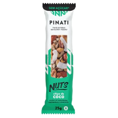 Barra de Nuts Pinati Zero Coco 100g (4x25g) - comprar online