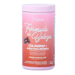 Gaab Colagénio + Ácido Hialurónico Chocolate 240g