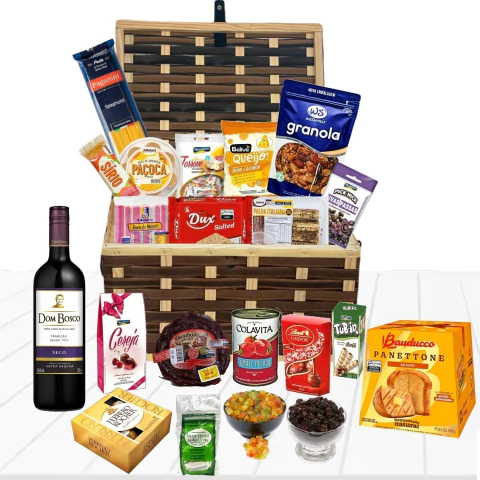 Cesta De Natal Especial MONTERREY com 21 itens - Natal 2025 - comprar online