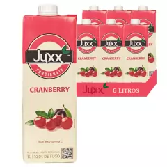 Suco Funcional de Cranberry JUXX 1 Litro (6 Litros)