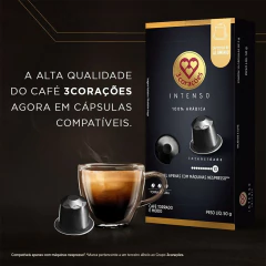 Kit Cápsula Café Sortidos TRES (Nespresso) 10x5g (4 Caixas) - comprar online