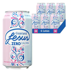 Guaraná Jesus Zero 350ml (6 Latas)