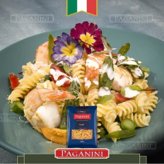Macarrão Italiano Fusilli PAGANINI 500g - Fruttato