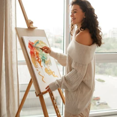 Kit c/ 5und Tela de Pintura em Tecido Cortiarte 60x80 cm - loja online