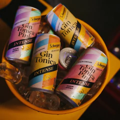 Gin Tônica SCHWEPPES Intense Lata 269ml (6 latas) - loja online