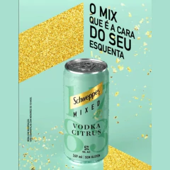 Imagem do Kit c/ 12und Drink Pronto SCHWEPPES Vodka & Citrus 269ml