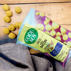 Snacks de Soja GOODSOY Sabor Bacon 25g - comprar online