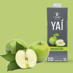 Kit c/ 12und Suco de Maçã Verde YAI 1 Litro na internet