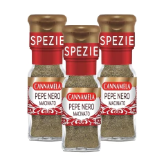 Kit c/ 3und Pimenta Preta em Pó CANNAMELA 28g