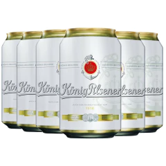 Kit c/ 6und Cerveja Alemã Konig Pilsener Lata 330ml