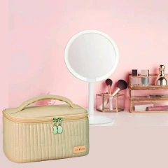 Necessaire / Bolsa de Maquiagem SEANITE Beje - comprar online