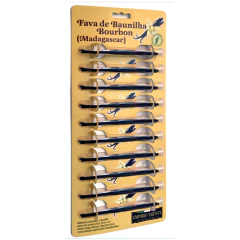 Kit c/ 10un Fava de Baunilha Bourbon em Tubo 2g (Madagascar)