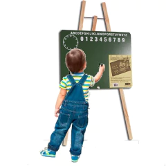 Lousa Verde c/ Cavalete Tripé Infantil ABC CORTIARTE - comprar online