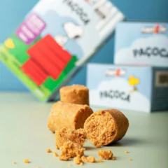 Kit c/ 3cx Paçoca Rolha Zero Açucar POWER1ONE Snoopy 24und na internet