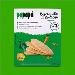 Biscoito para Fase da Dentição Vegetais PAPAPÁ 36g - comprar online