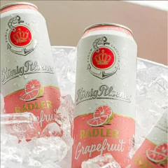 Kit c/ 6und Cerveja Pilsner Koenig Radler Grapefruit 500ml - loja online