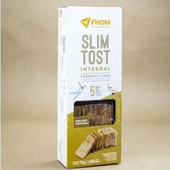 Kit c/ 6und Torrada Slim Tost Integral Vegano FHOM 110g na internet