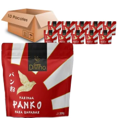 Farinha Panko Para Empanar Grano Divino 200g (10 Pacotes)
