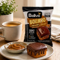 Bolinho Doce de Leite Special BELIVE Zero 45g (Display 10und) - loja online