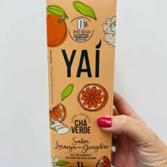 Kit c/ 6und Chá Verde YAI Sabor Laranja & Gengibre 1 Litro - Fruttato