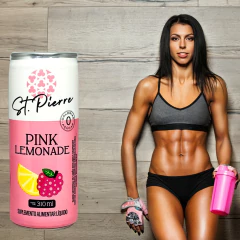 Kit 24x Suplemento Alimentar ST PIERRE Zero Pink Lemon 310ml - Fruttato