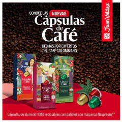 Café JUAN VALDEZ Mujeres Cafeteras 44,8g (8 Cápsulas) na internet