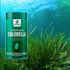 CHLORELLA Premium Concentrada Superfoods 60 Cápsulas na internet