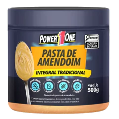 Pasta de Amendoim Power1One Tradicional 500g (6 potes) - comprar online