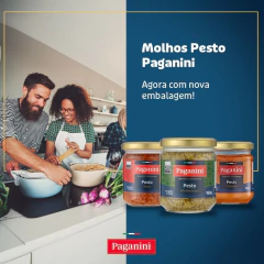 Kit c/ 3un Molho Pesto Alla Genovese PAGANINI 180g - Fruttato