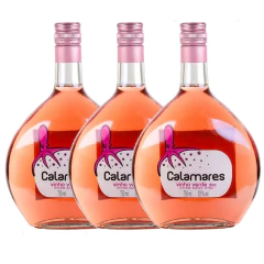 Kit c/ 3und Vinho Verde Rosé Português CALAMARES 750ml