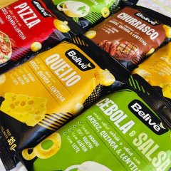 Kit 20 Snack Multigrãos Sabor Cebola e Salsa BELIVE 35g - loja online