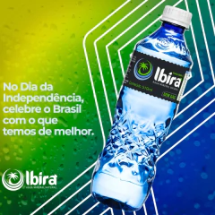 Kit c/ 24und Água Mineral sem Gás IBIRÁ Ph 10,24 510ml - comprar online