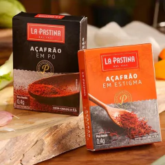 Imagem do Kit c/ 3und Açafrão Espanho LA PASTINA em Estigmas 0,4G