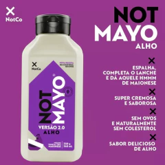 Kit c/ 3un Maionese Vegana Not Mayo Alho 350g - Fruttato