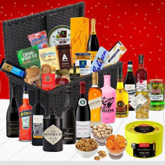 Cesta De Natal Premium Atenas com 28 Itens - Natal 2025 - Fruttato