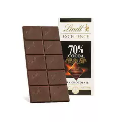 Imagem do Kit c/ 5und Chocolate Suiço LINDT Excellence Dark 70% 100g