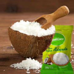 Kit c/ 20und Coco Ralado Adoçado QUALICOCO 100g na internet