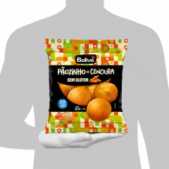 Pãozinho de Cenoura s/ Glúten BELIVE 200g
