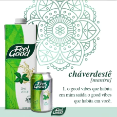 Kit com 6und Chá Verde com Limão FEEL GOOD 1L - Fruttato