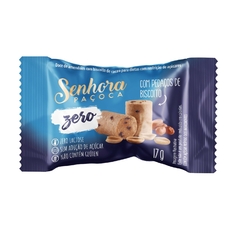 Paçoca Zero Cookies Cacau Black DA SENHORA 17g (Display 24und) - comprar online
