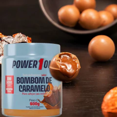 Pasta de Amendoim Bombom de Caramelo POWER1ONE 600g na internet
