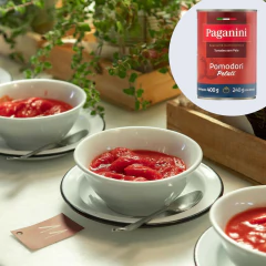 Tomate Pelado Italiano PAGANINI 400g (6 Latas) - Fruttato