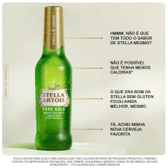 Cerveja STELLA ARTOIS Pure Gold Sem Gluten 330ml - comprar online