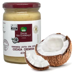 Kit c/ 3und Cocada Pura SÃO LOURENÇO 400g na internet