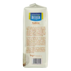 Kit c/ 5pct Farinha di Grano Duro DE CECCO 1 Kg Itália